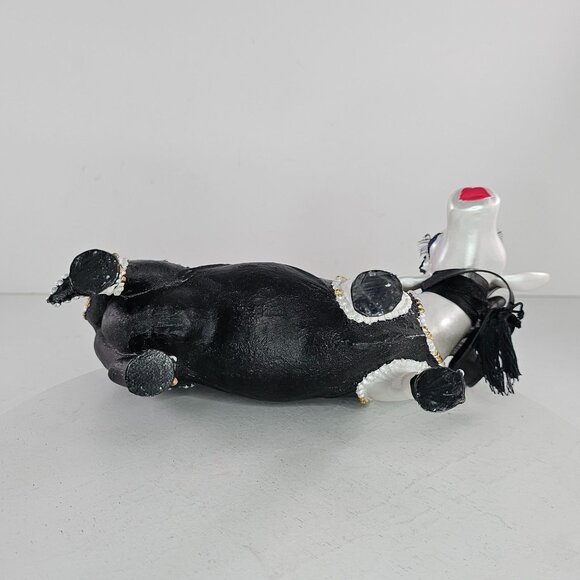 2001 Enesco Treasured Bovines Large Queen Of Her Heard Cow Sisters Too - Picture 8 of 8